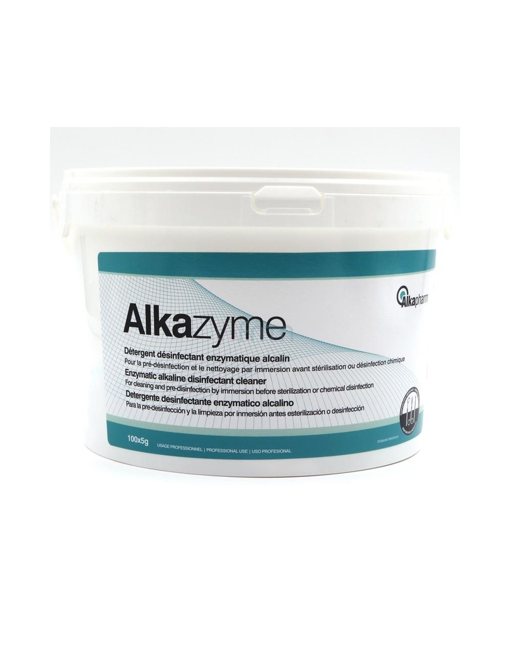 ALKAZYME 500 GRS , SEAU DE 100 DOSES DE 5 GRS